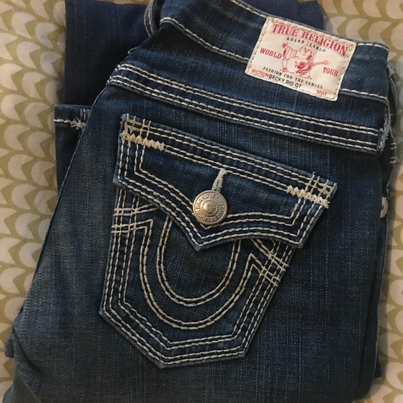 TRUE RELIGION JEANS - SIZE 26 - Picture 2 of 6